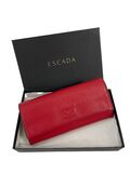 Red leather wallet