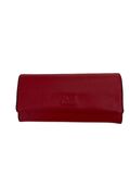 Red leather wallet