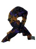 Purple printed scarf
