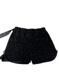 Black sequins shorts
