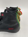 Black leather converse