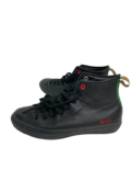 Black leather converse