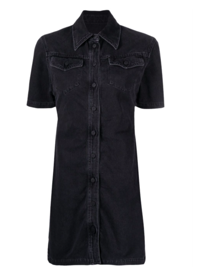 Denim mini dress