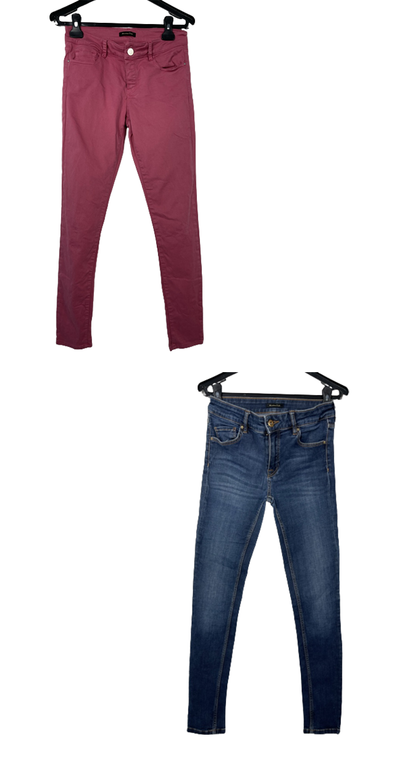 Set 2 x Denim Skinny Jeans