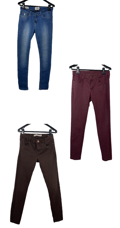 Set 3 x Denim Skinny Jeans