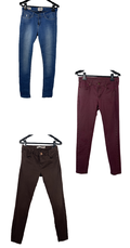 Set 3 x Denim Skinny Jeans
