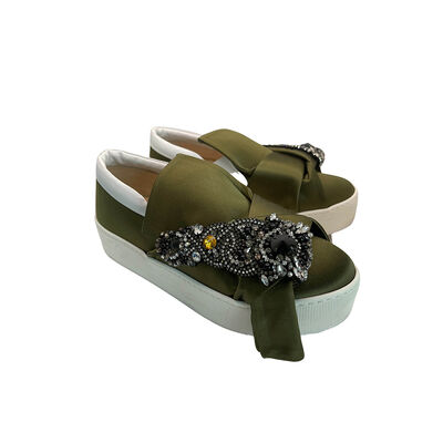 Embellished Slip-on Sneakers