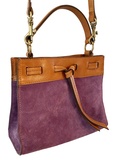 Suede Cross-body handbag