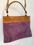 Suede Cross-body handbag