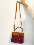 Suede Cross-body handbag