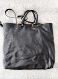 Leather tote