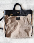 Leather tote