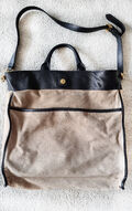 Leather tote
