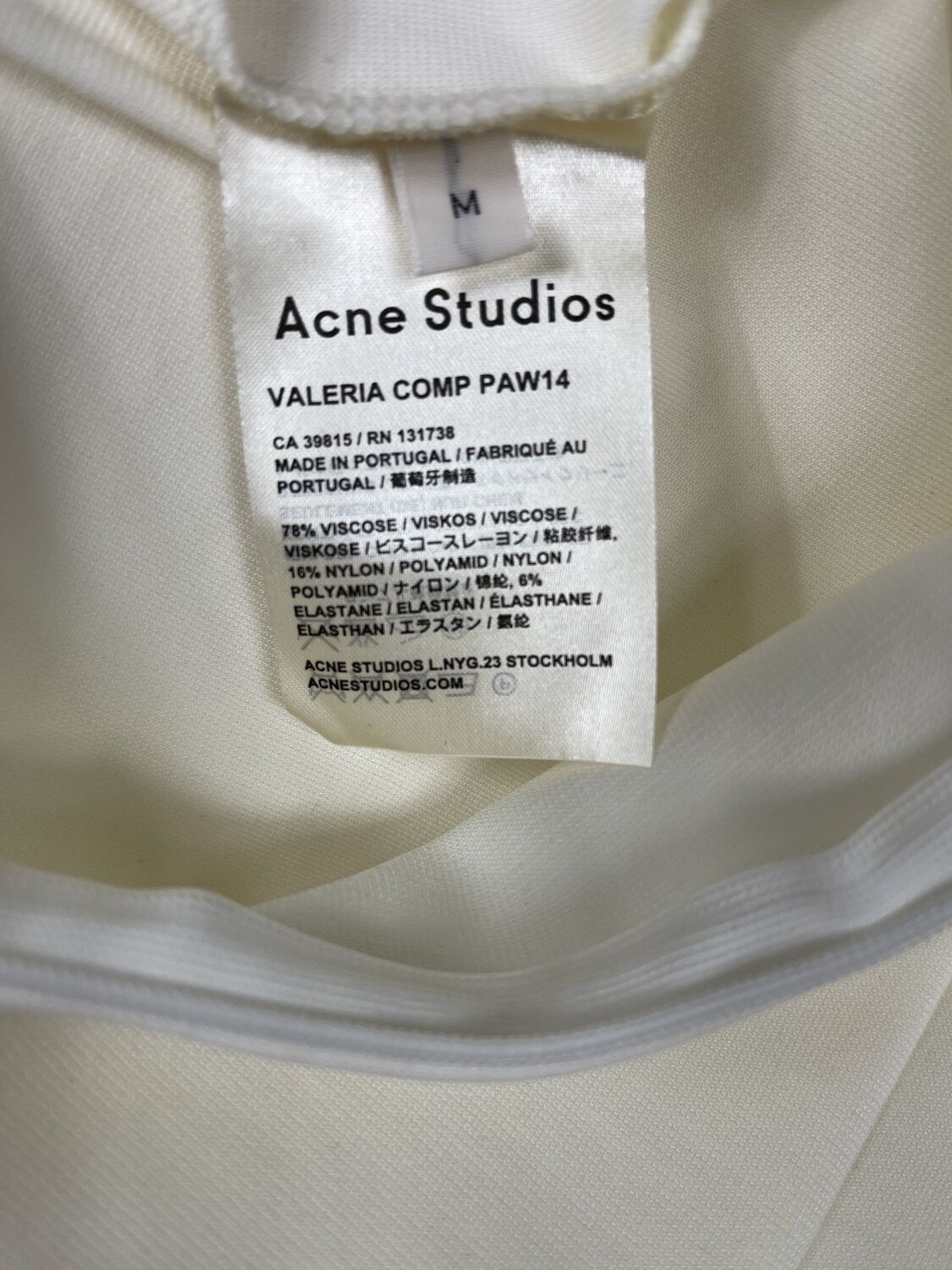 Viscose Blouse Tops Acne Studios - M, buy pre-owned at 100 EUR