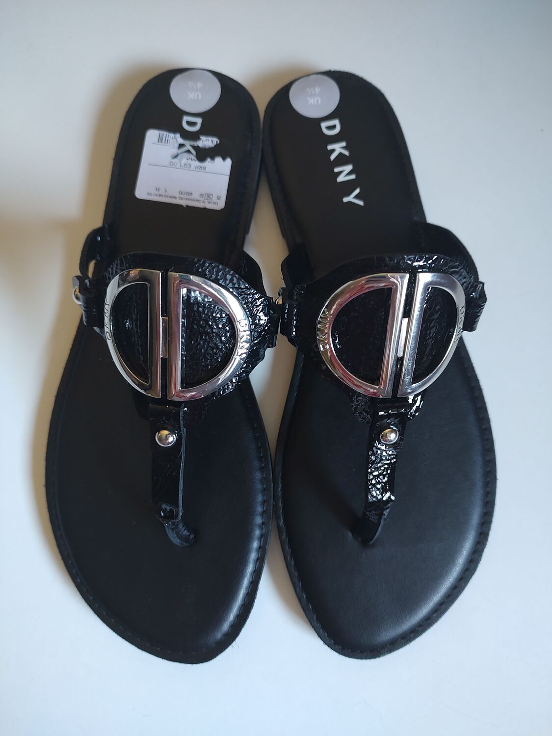 Flip flops sandals DKNY 37.5 buy pre owned at 400 RON