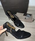 Mesh Chunky Chain Sandals