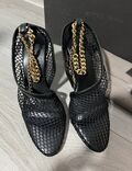 Mesh Chunky Chain Sandals