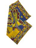 Yellow paisley scarf