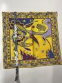 Yellow paisley scarf