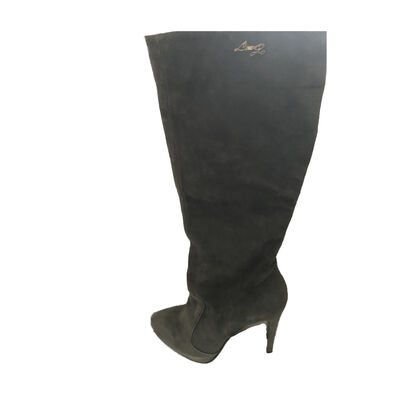 Suede High heel Boots