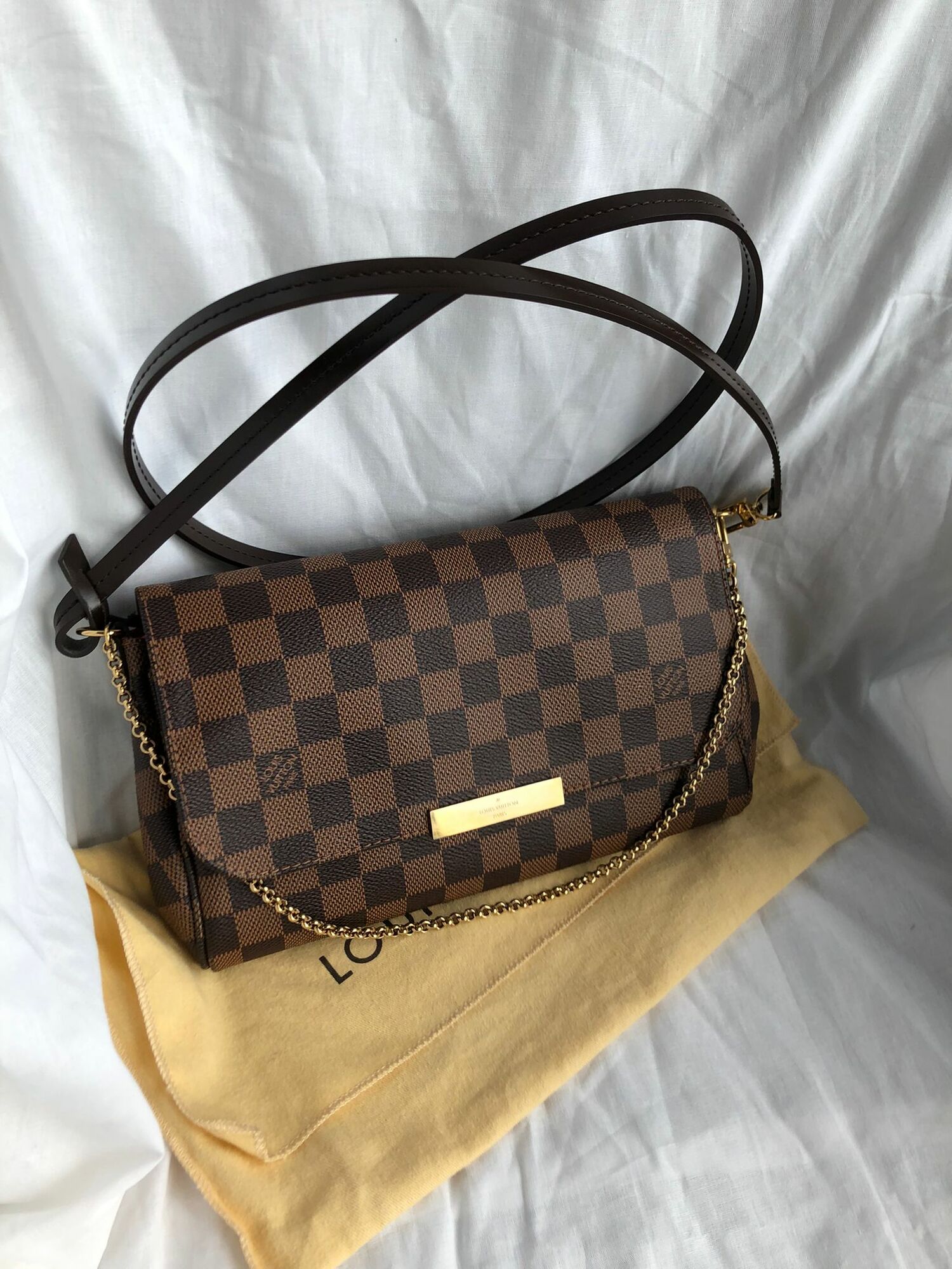 lv favorite mm damier ebene