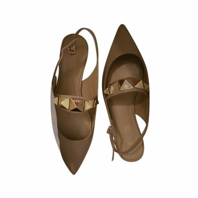 Leather Slingback Shoes