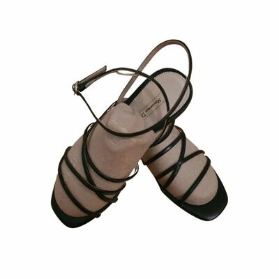 Leather Strappy Sandals