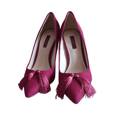 Velvet High-heels Shoes