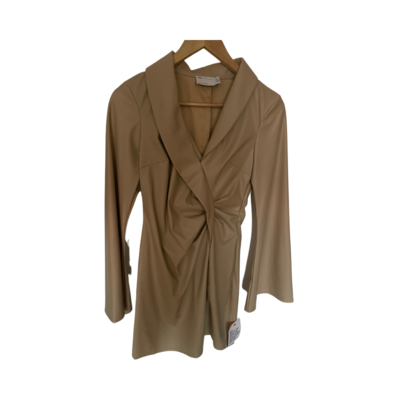 Synthetic leather Mini dress