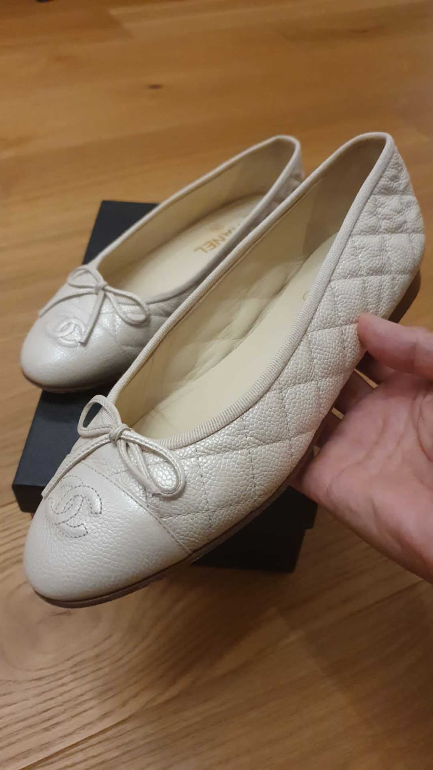 chanel ballerina flat shoes