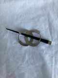 Quilted CC Hair Pin