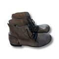 Leather ankle boots