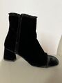 Velvet Ankle Boots