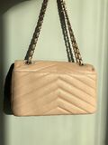 Envelope Chevron Flap Bag