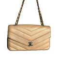 Envelope Chevron Flap Bag