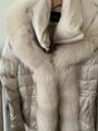 Silver fox fur jacket