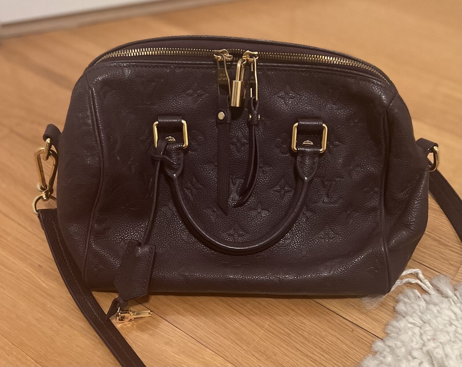 Louis Vuitton Empreinte Speedy Bandouliere 25 Aube