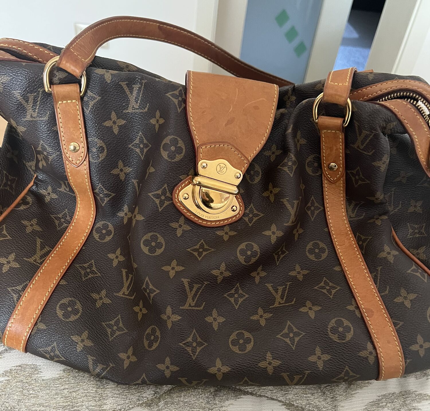 monogram canvas stresa handbag