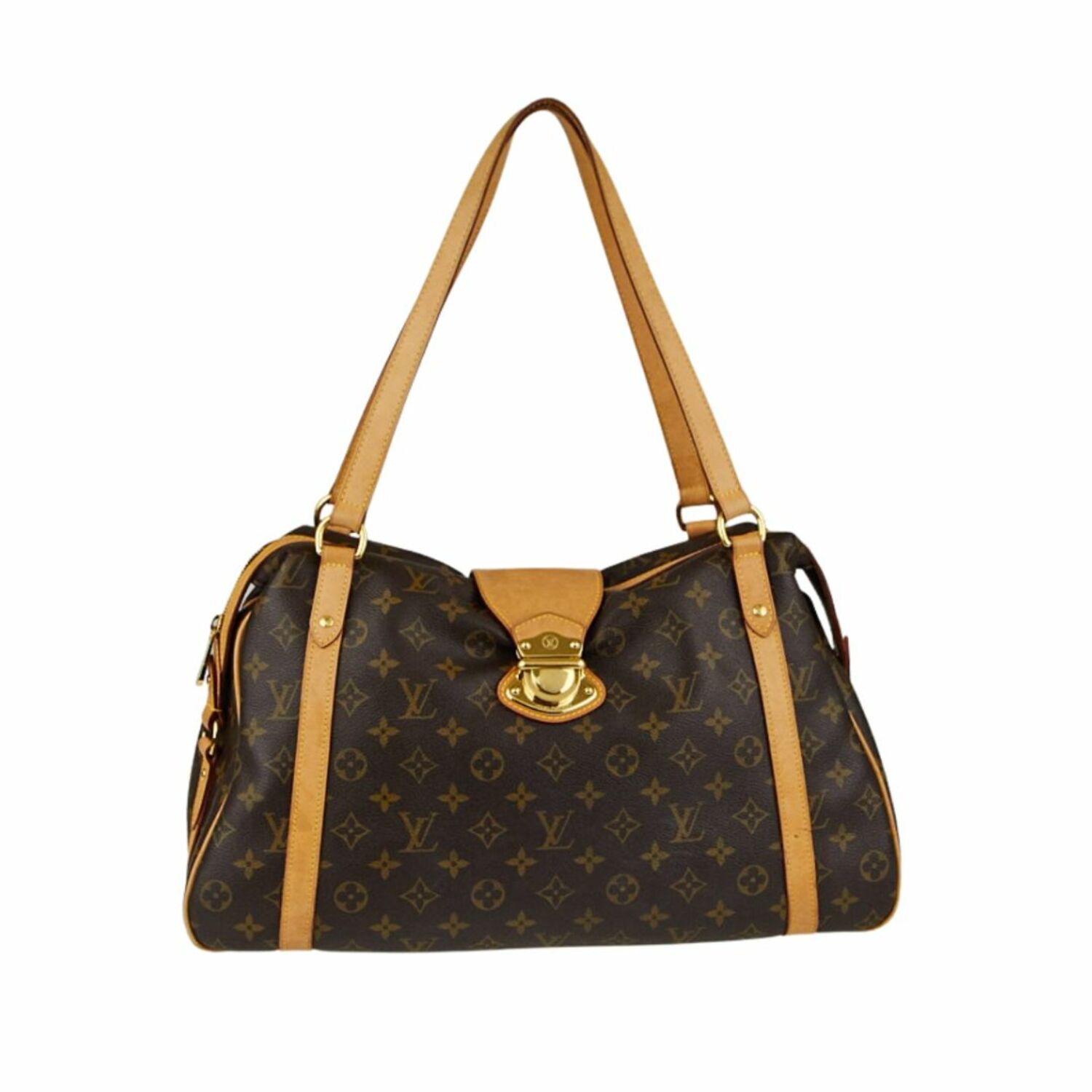 LOUIS VUITTON STRESA PM MONOGRAM VACHETTA LEATHER DISCONTINUED LV HANDBAG