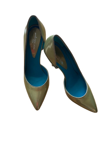 Gold stilettos