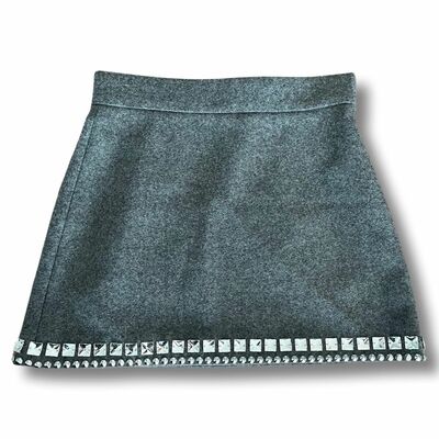 Wool Mini Skirt