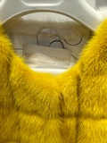 Crop fur jacket