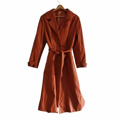Leather Trench coat