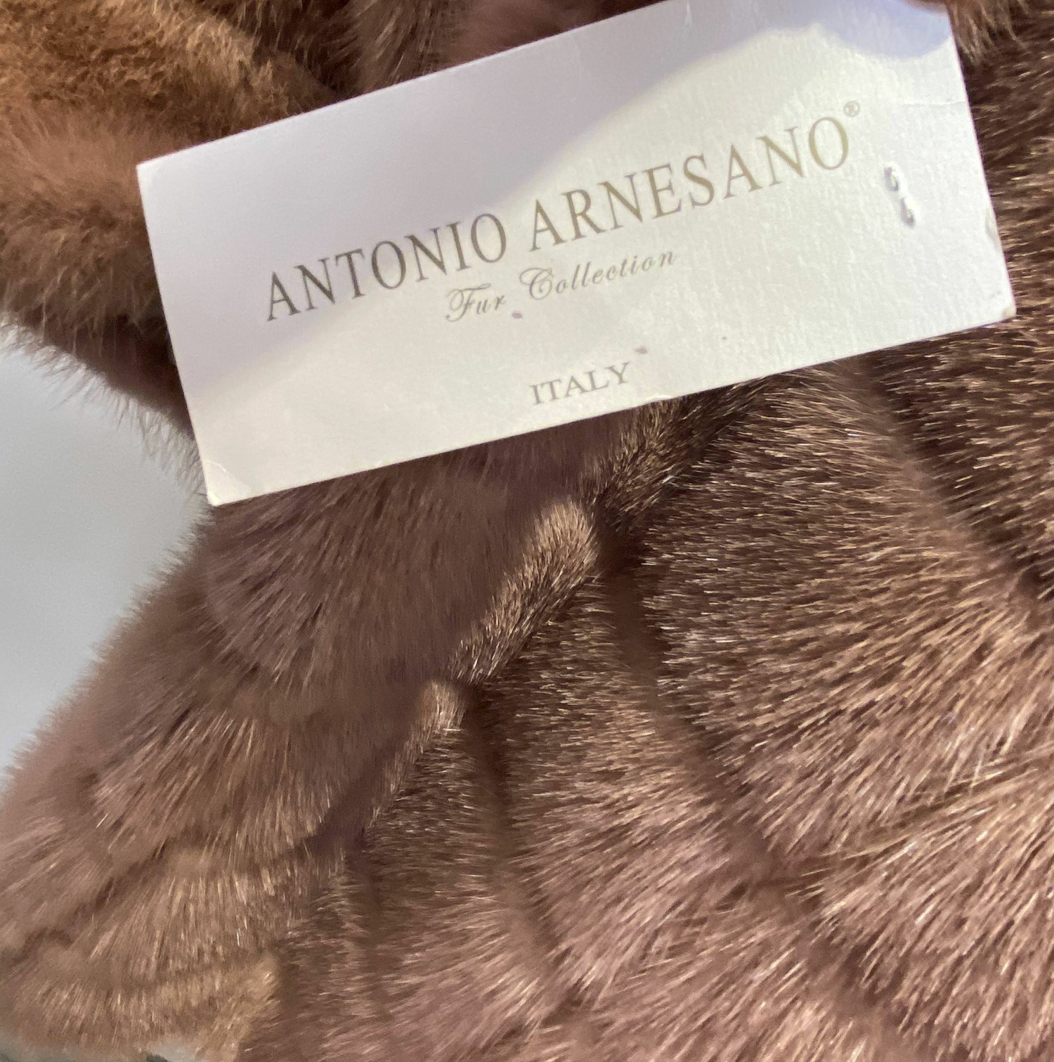 Mink fur hoodie Antonio Arnesano - IT 42, buy pre-owned at 1185 EUR