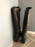 Leather Knee high Boots