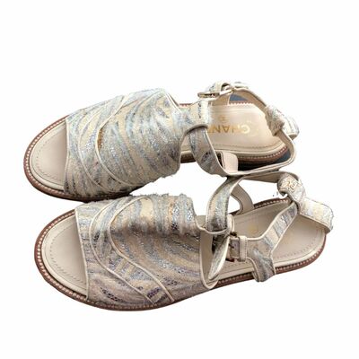 Leather Flat Sandals