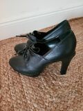 Leather Platform Shoes