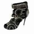 Glitter Heel Sandals
