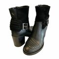 Leather Biker Boots