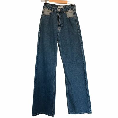 Cotton Wide Jeans